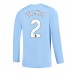 Billige Manchester City Kyle Walker #2 Hjemmebane Fodboldtrøjer 2023-24 Langærmet